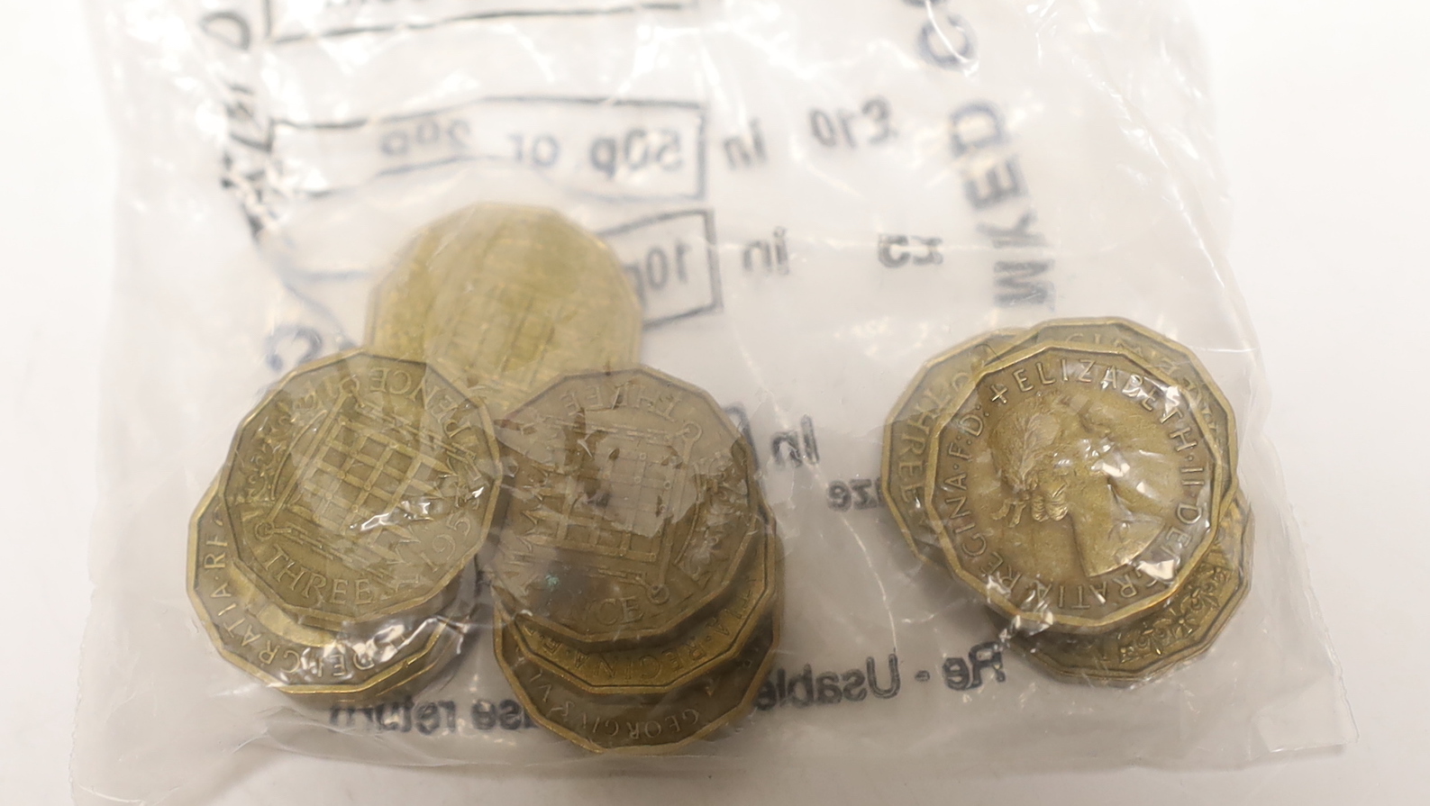 British coins, George III to QEII, including florins, 1936 halfcrown, together with assorted foreign coins and then 1844 Canadian halfpenny token for Province of Canada bank of Montreal